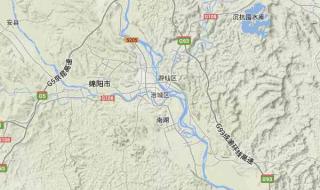四川德阳是哪里 四川省绵阳市地图